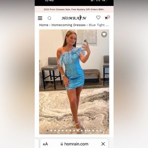 Homecoming dress from an online store.